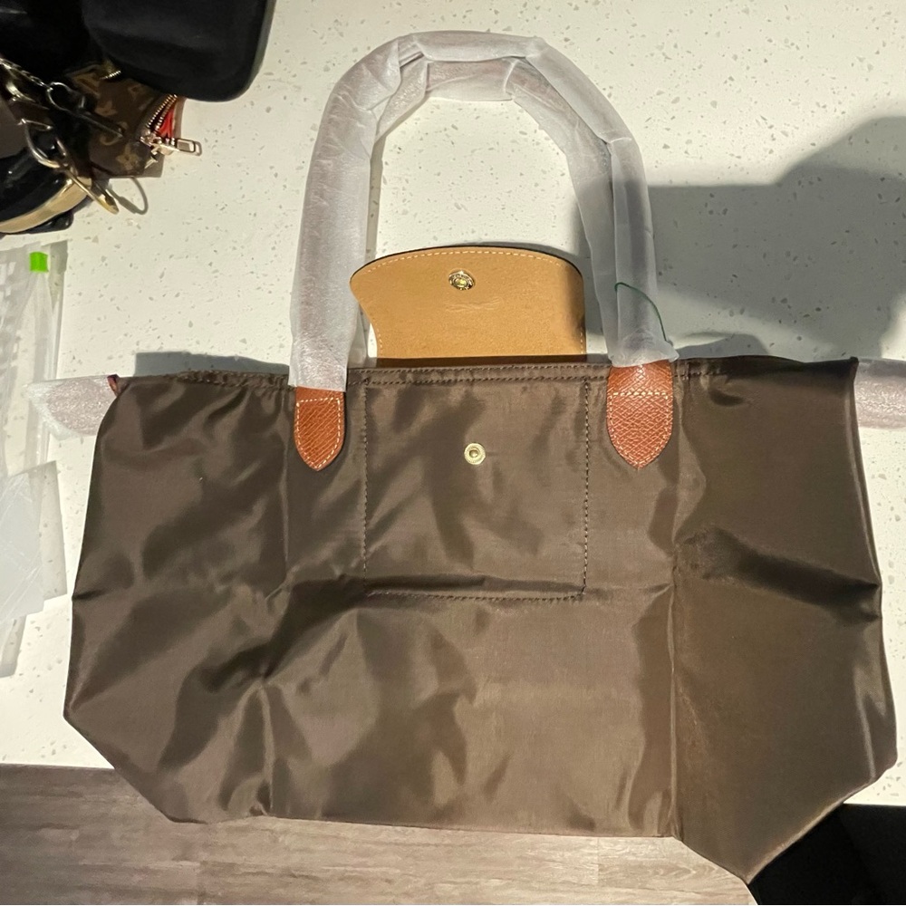 LE PLIAGE ORIGINAL MEDIUM TOTE BAG CHOCOLATE BROWN BRAND NEW NEVER USED